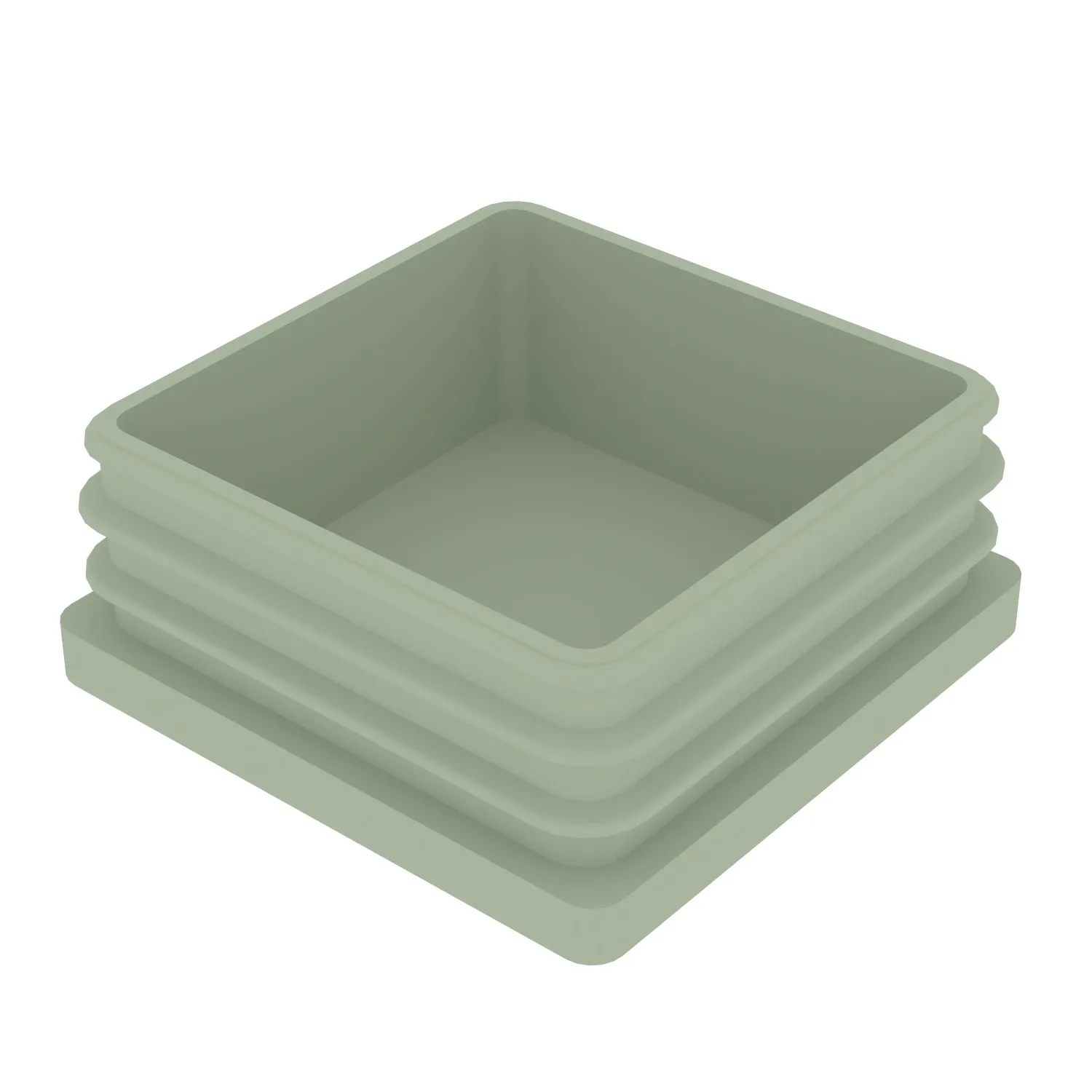 60x60 Mm Profil İçin Kademeli İçe Geçme Profil Tapası