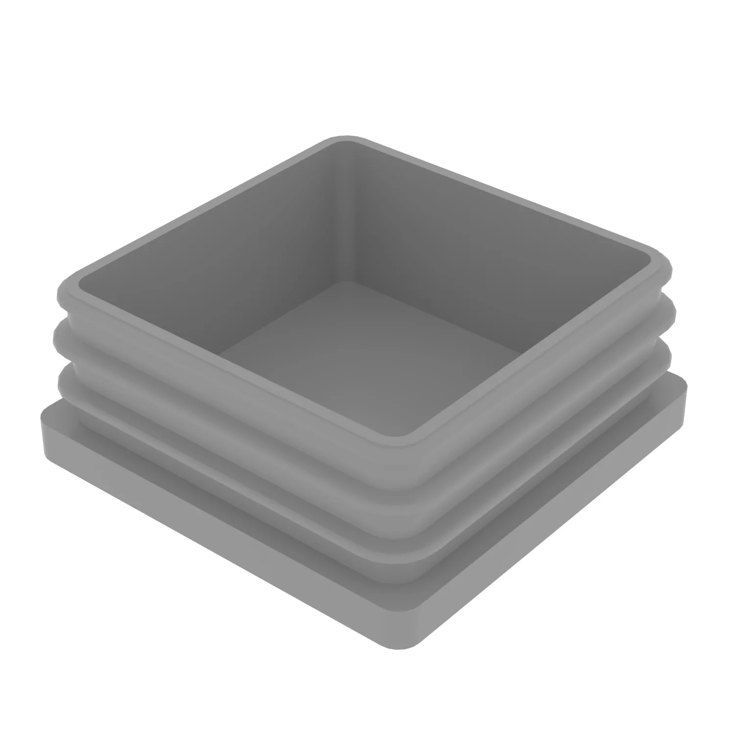 60x60 Mm Profil İçin Kademeli İçe Geçme Profil Tapası