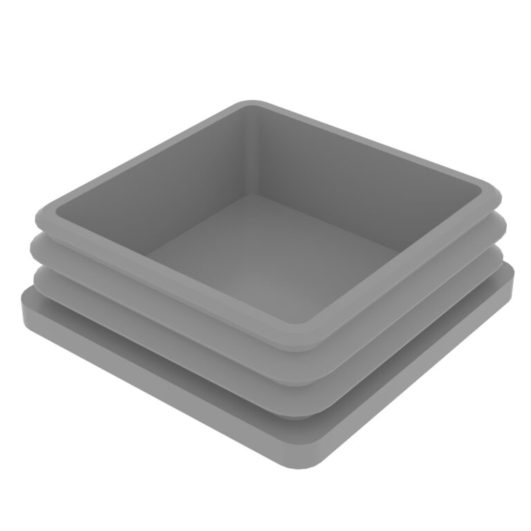 80x80 Mm Profil İçin Kademeli İçe Geçme Profil Tapası