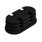 25x50 Mm Elips Kademeli Profil Tapası Siyah-1.jpg