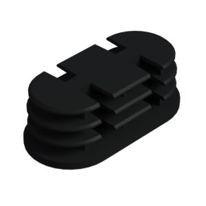 20x40 Mm Elips Kademeli Profil Tapası Siyah-1.jpg