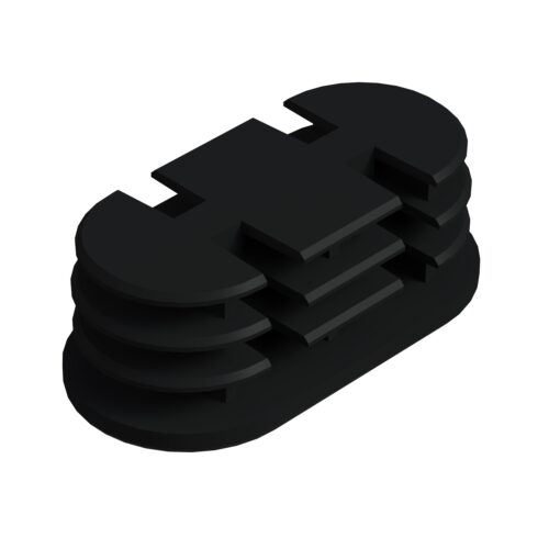 20x40 Mm Elips Kademeli Profil Tapası Siyah-1.jpg