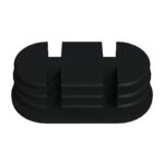 25x50 Mm Elips Kademeli Profil Tapası Siyah-4.jpg