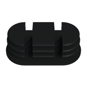 20x40 Mm Elips Kademeli Profil Tapası Siyah-4.jpg