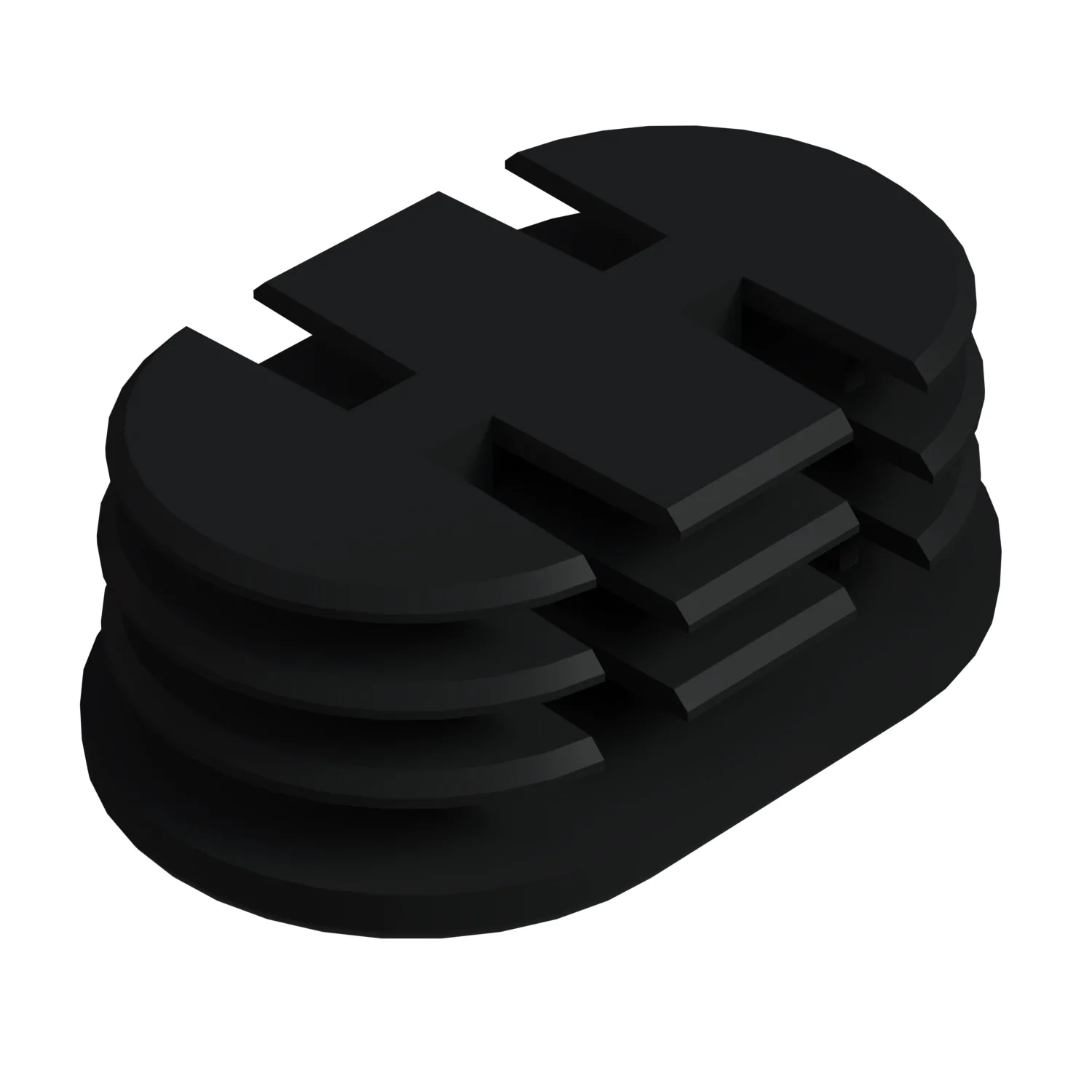 32x50 Mm Elips Kademeli Profil Tapası Ral Siyah-1.jpg