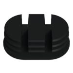 32x50 Mm Elips Kademeli Profil Tapası Ral Siyah-4.jpg