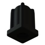 20x20 Mm Plastik Rotil Gövdesi M8 Siyah-3.jpg