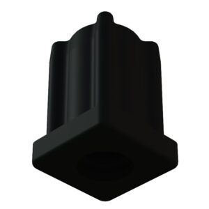 20x20 Mm Plastik Rotil Gövdesi M8 Siyah-3.jpg