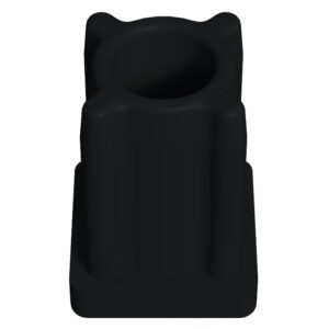 20x20 Mm Plastik Rotil Gövdesi M8 Siyah-4.jpg