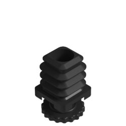 25x25 Mm Kademeli Gizli Ayarlı Profil Pabucu Siyah-1.jpg