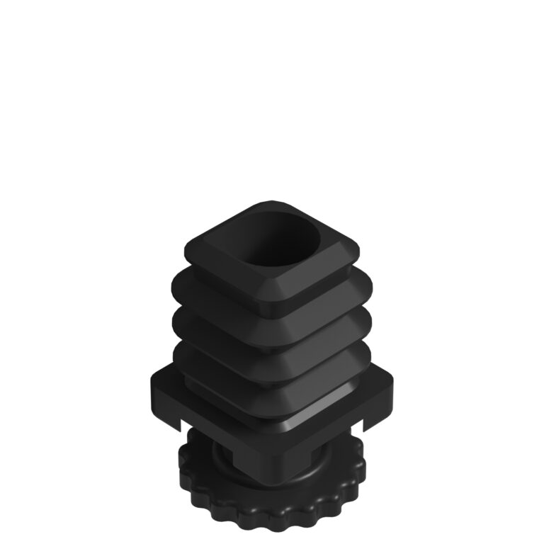 25x25 Mm Kademeli Gizli Ayarlı Profil Pabucu Siyah-1.jpg