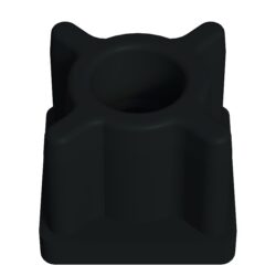 25x25 Mm Plastik Rotil Gövdesi Siyah-4.jpg