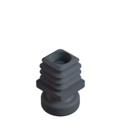 30x30 Mm Kademeli Plastik Rotil Ayak - Profil Ayağı Tezgah Ayarlı Ayak Antrasit Gri Ral7035-1.jpg