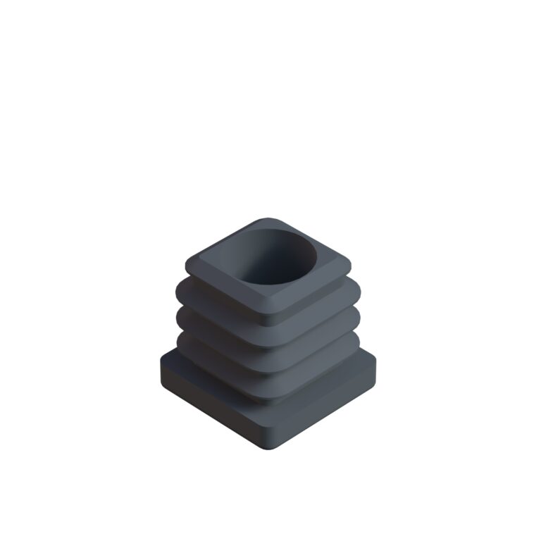 30x30 Mm Kademeli Plastik Rotil Ayak - Profil Ayağı Tezgah Ayarlı Ayak Antrasit Gri Ral7035-3.jpg