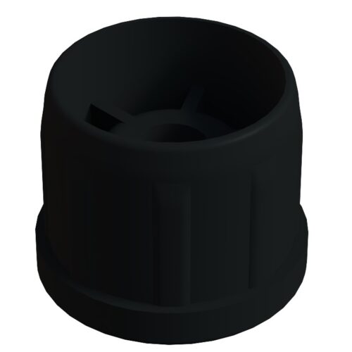 38 Mm Plastik Rotil Gövdesi M8 Siyah-1.jpg