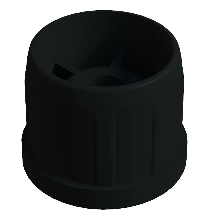 38 Mm Plastik Rotil Gövdesi M8 Siyah-1.jpg