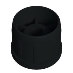 38 Mm Plastik Rotil Gövdesi M8 Siyah-4.jpg