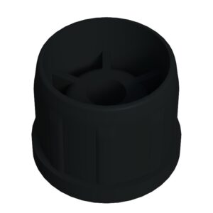 38 Mm Plastik Rotil Gövdesi M8 Siyah-4.jpg