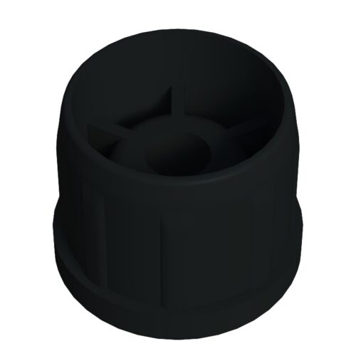 38 Mm Plastik Rotil Gövdesi M8 Siyah-4.jpg