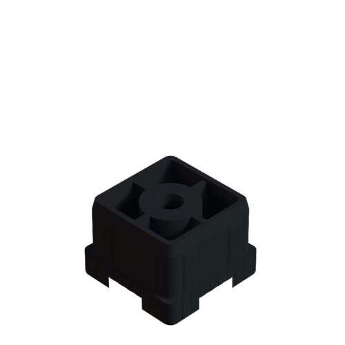 40x40 Mm Gizli Ayarlı Profil Pabucu Siyah-4.jpg