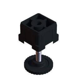 40x40 Mm Gizli Ayarlı Profil Pabucu Siyah-1.jpg