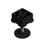 60x60 Mm Gizli Ayarlı Profil Pabucu Siyah-1.jpg