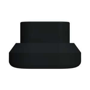 15x30 Mm Elips Dereceli Profil Pabucu Siyah-2.jpg