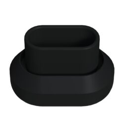 15x30 Mm Elips Dereceli Profil Pabucu Siyah-4.jpg