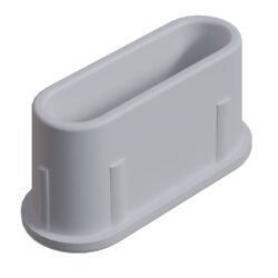 16x40 Mm Elips Profil Tapası Beyaz-1.jpg