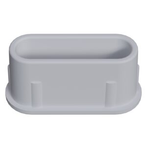 16x40 Mm Elips Profil Tapası Beyaz-4.jpg