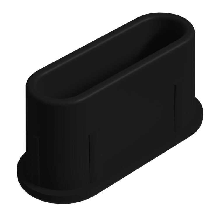 16x40 Mm Elips Profil Tapası Siyah-1.jpg