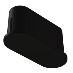 16x40 Mm Elips Profil Tapası Siyah-3.jpg