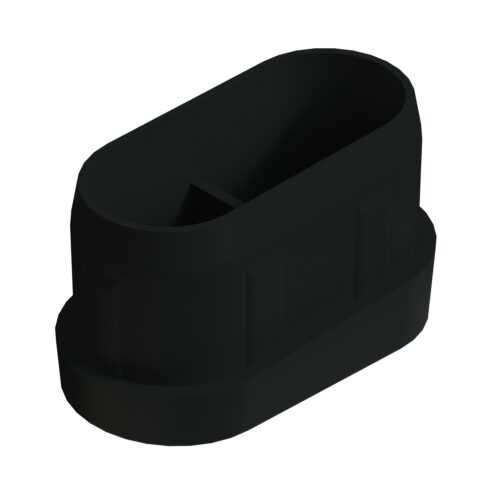 25x50 Mm Elips 5 Derece Profil Tapası 1.5 Mm Siyah-1.jpg