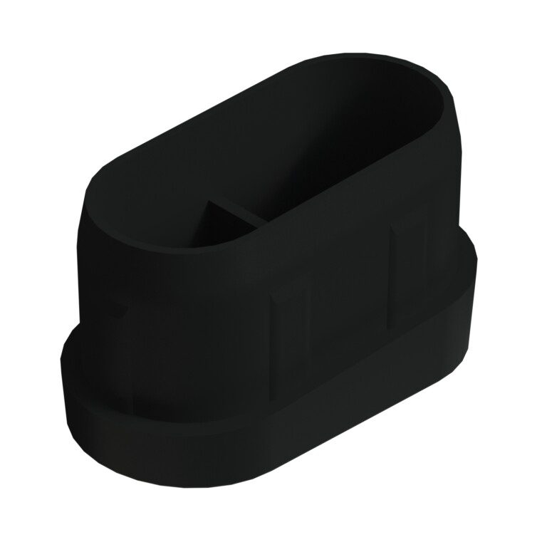 25x50 Mm Elips 5 Derece Profil Tapası 1.5 Mm Siyah-1.jpg