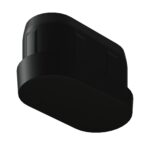 25x50 Mm Elips 5 Derece Profil Tapası 1.5 Mm Siyah-3.jpg