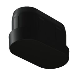 25x50 Mm Elips 5 Derece Profil Tapası 1.5 Mm Siyah-3.jpg