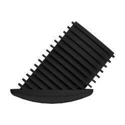 14x28 Mm Elips Dereceli Profil Pabucu Siyah-2.jpg