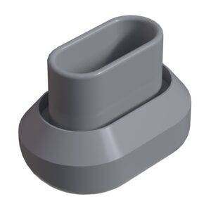 25x50 Mm Elips Profil Tapası 1.5 Mm Ral 7035-1.jpg