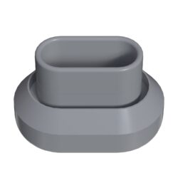 25x50 Mm Elips Profil Tapası 1.5 Mm Ral 7035-4.jpg