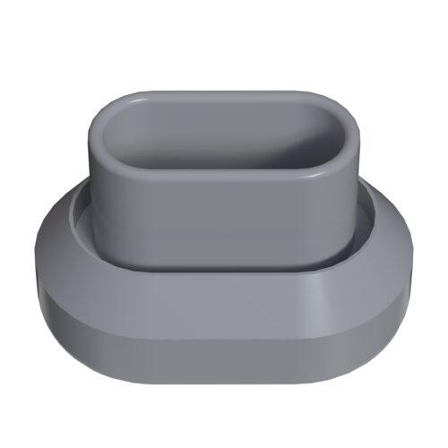 25x50 Mm Elips Profil Tapası 1.5 Mm Ral 7035-4.jpg