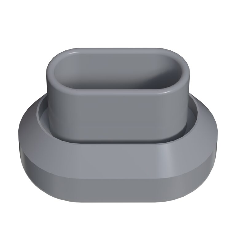 25x50 Mm Elips Profil Tapası 1.5 Mm Ral 7035-4.jpg