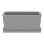 10x30 Mm Düz İç Profil Tapası Ral7035-4.jpg