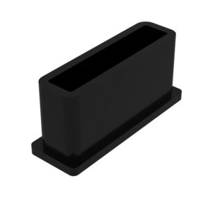 10x30 Mm Düz İç Profil Tapası Tırnaklı Siyah-1.jpg