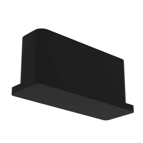 10x30 Mm Düz İç Profil Tapası Tırnaklı Siyah-3.jpg
