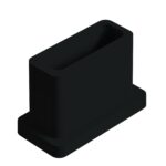 10x20 Mm Düz İç Profil Tapası Siyah-1.jpg