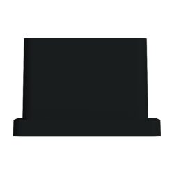 10x20 Mm Düz İç Profil Tapası Siyah-2.jpg