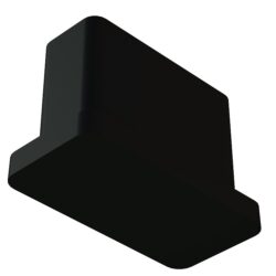 10x20 Mm Düz İç Profil Tapası Siyah-3.jpg