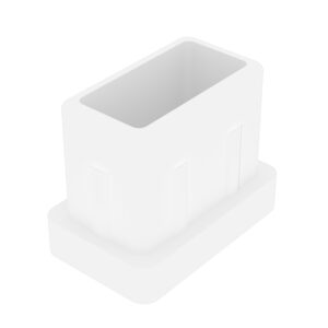 15x25 Mm Düz İç Profil Tapası Beyaz-1.jpg