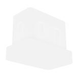 15x25 Mm Düz İç Profil Tapası Beyaz-3.jpg