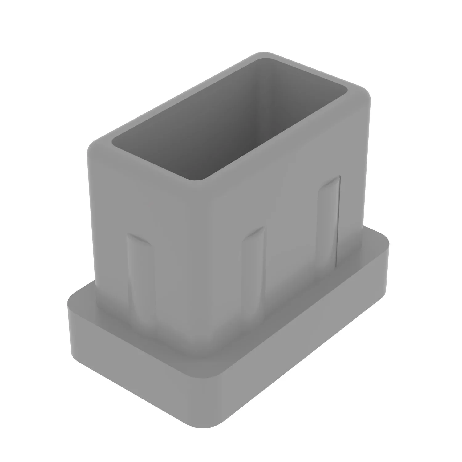 15x25 Mm Düz İç Profil Tapası Gri-1.jpg